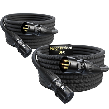 XLR audio kabel - model X02, zlatno obloženi, bakreno jezgro bez kisika, OFC vodiči (X02, zlatno obloženi, bakreno jezgro)