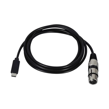 Cablu audio USB masculin către XLR, cu cip încorporat, interfață USB 480 Mbps, miez de cupru