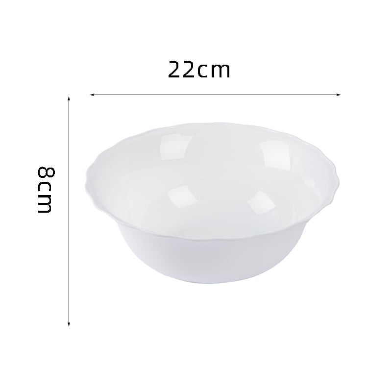 Vas de față din plastic, cu dantelă, pentru unelte de înfrumusețare, uz salon, rezistent la căderi