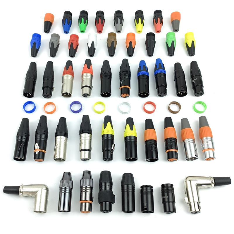 Golden Three Lakes conector XLR pentru microfon, 3 conductori, pentru audio/video, ROHS, -30°C până la 80°C