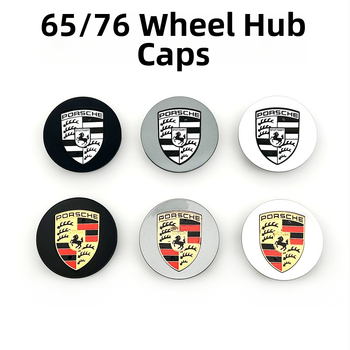 Porsche stredový kryt s farebnou etiketou, plast, Yun xi, kompatibilný s Porsche