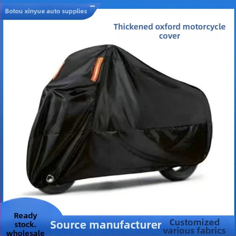 Motorkerékpár védőhuzat mindenkori univerzális, Oxford anyag 210D ezüst bevonattal, vízálló, UV-álló, porálló, elektromos autók, motorok és kerékpárok számára