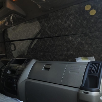 Kamion első szélvédőjének hóvédő takarója, alumíniumfólia, univerzális, beépített telepítés, 300 g, vastagodott stílus