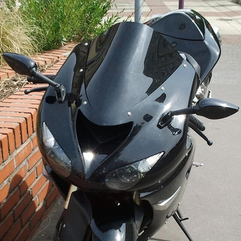 Prednje vjetrobransko staklo za motocikl Kawasaki Ninja ZX-6R ZX-10R – PC plastika, mehaničko ubrizgavanje, težina 0,65 kg