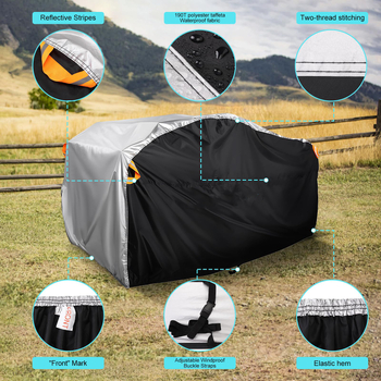 Pokrov ATV vozila, satenasti poliester, nije prilagodljivo, kompatibilnost: obratite se službi za korisnike