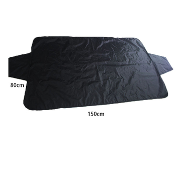 Acoperire parbriz auto — protecție împotriva degerării, zăpezii, soarelui și prafului; Mătase poliester, 200 g; Compatibil cu toate parbrizele frontale