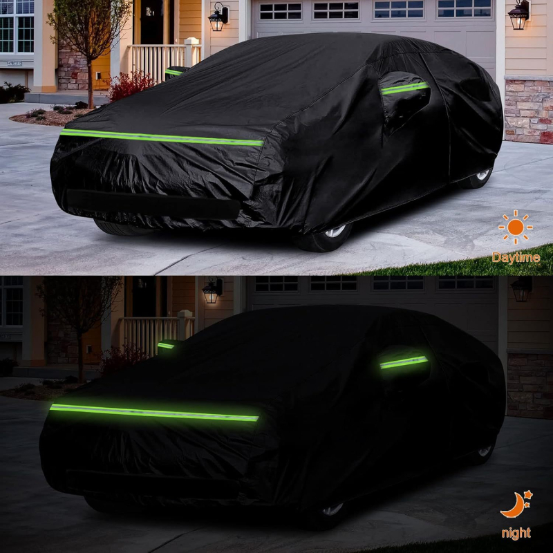 Pokrov za automobil od 210D Oxford platna, potpuno za Camaro, Mustang, Dodge Charger i Challenger