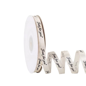 Ruban imprimat din polyester pentru ambalare - cadouri, nuntă, decor pentru prăjituri, accesorii pentru păr