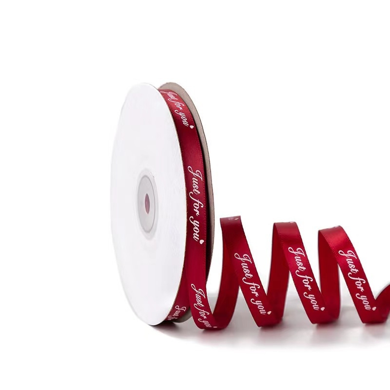 Ruban imprimat din polyester pentru ambalare - cadouri, nuntă, decor pentru prăjituri, accesorii pentru păr