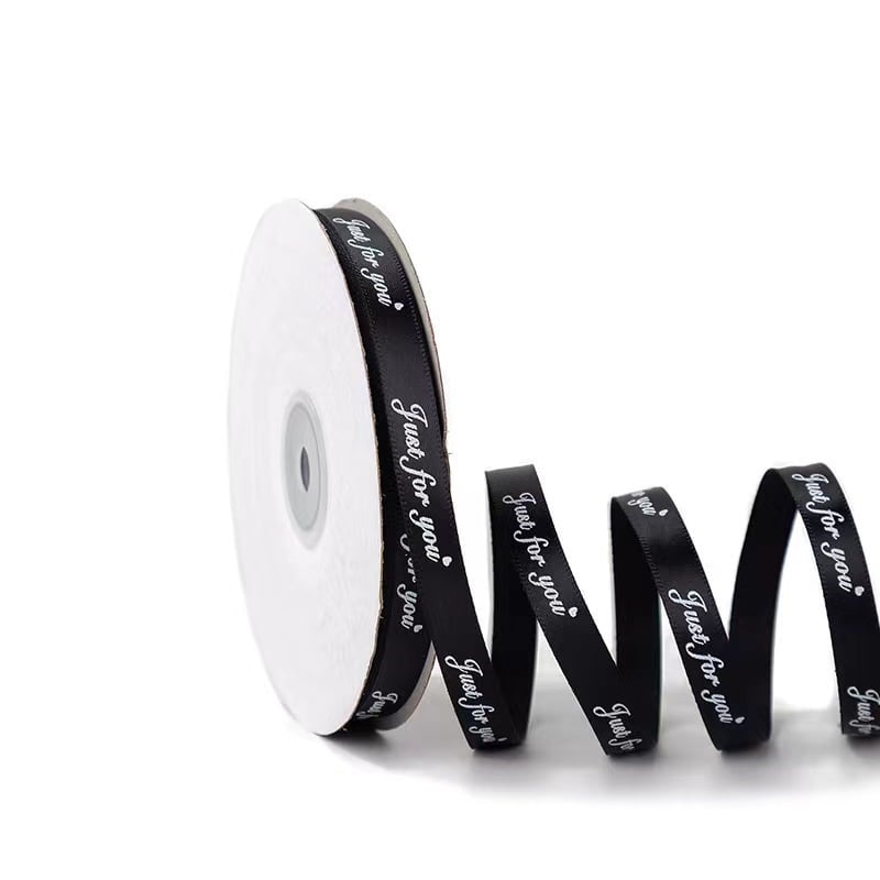 Ruban imprimat din polyester pentru ambalare - cadouri, nuntă, decor pentru prăjituri, accesorii pentru păr