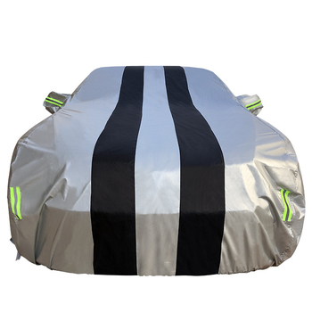 Husa auto Oxford cu model color-block, impermeabilă și protecție UV, universală pentru toate anotimpurile, personalizabilă, protecție împotriva prafului