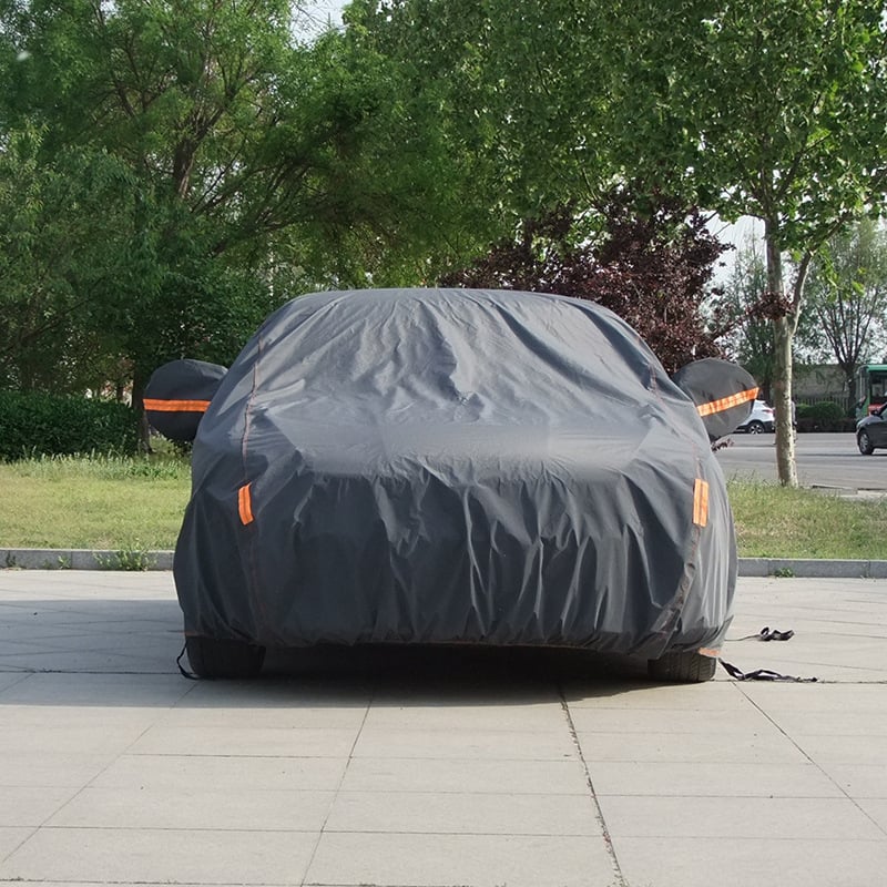 PVC pokrov za automobil s pamukom podstavom, zaštita od kiše i sunca, za sva godišnja doba (Materijal: PVC kemijsko vlakno; Kompatibilnost: automobil; Šifra proizvoda: 004; Prilagodljivo)