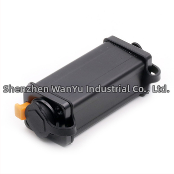 RJ45 конектор за панелно монтиране, прав проход, 8P8C, алуминиев корпус