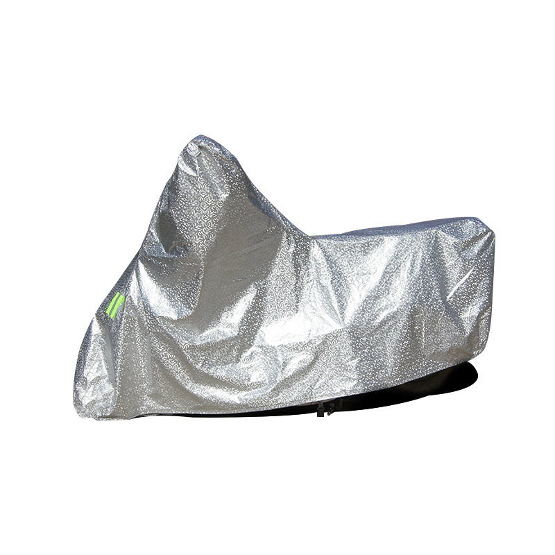 Mind az évszakokra szóló univerzális motorkerékpár-takaró – vízálló, szélálló, UV-védelem; anyag: alumínium-fólia; alkalmas motorkerékpárokhoz, elektromos kerékpárokhoz és kerékpárokhoz; márka: Yufeng