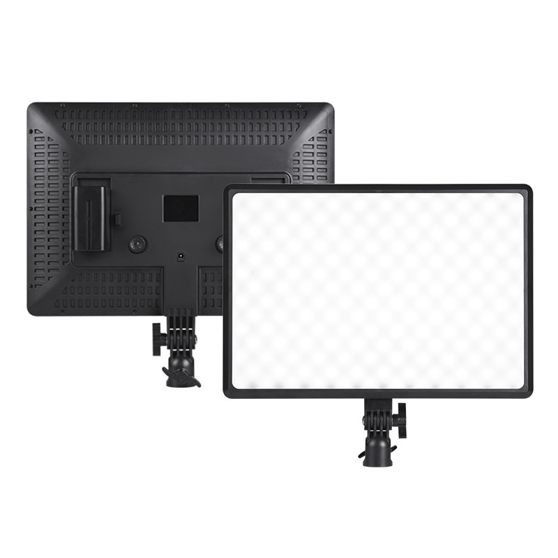 Panou LED de iluminat pentru fotografiere și streaming, model A111, alimentat pe baterie, temperatură de culoare duală 2500-9900K, putere 10-50W, portabil pentru exterior