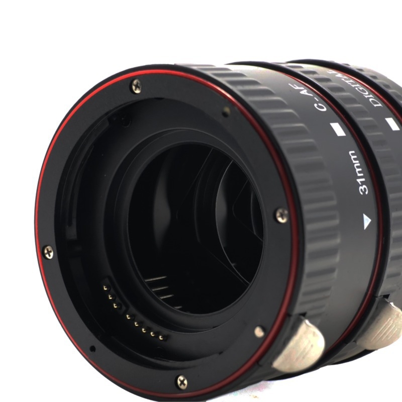 Inel macro cu autofocus, contacte electronice, pentru macrofotografie; nebranduit, fără personalizare, compatibil cu monturi E, X și EF