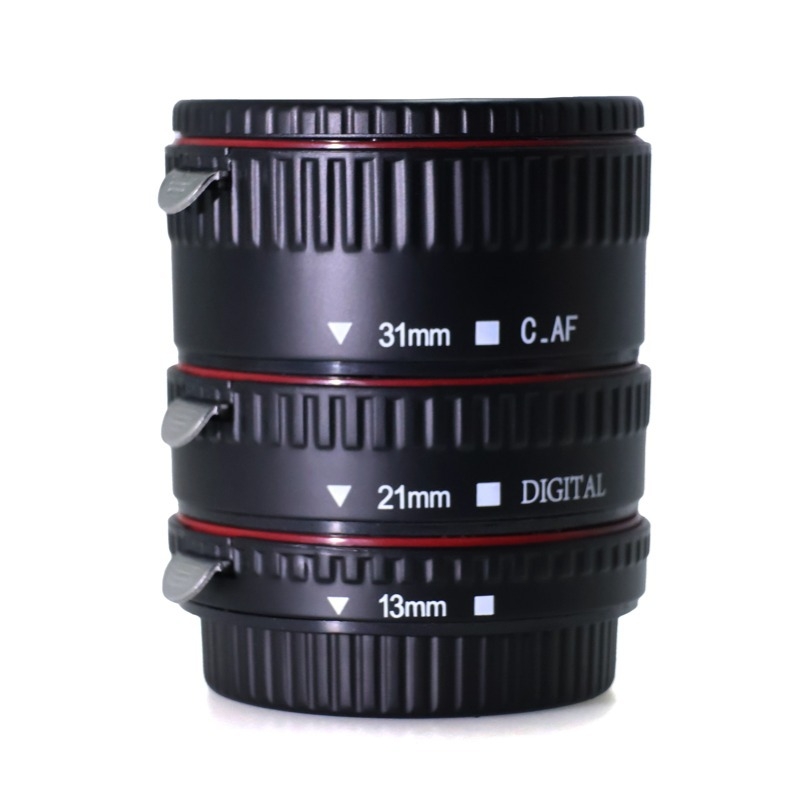 Inel macro cu autofocus, contacte electronice, pentru macrofotografie; nebranduit, fără personalizare, compatibil cu monturi E, X și EF