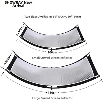 Fotografický U-tvarovaný zakrivený reflektorový panel, prenosný, značka SHOWRAY, možnosť prispôsobenia, autorizovaná súkromná značka