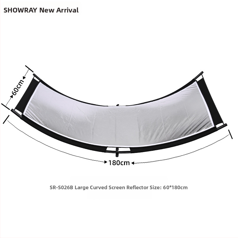Fotografický U-tvarovaný zakrivený reflektorový panel, prenosný, značka SHOWRAY, možnosť prispôsobenia, autorizovaná súkromná značka