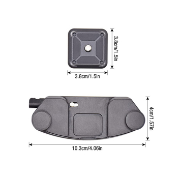Kuka na pás pre fotoaparát – hliníková zliatina, Jing Shengda, JMSD1, nosnosť 20 kg, kompatibilná s foto taškami a popruhmi