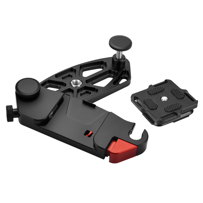 Kuka na pás pre fotoaparát – hliníková zliatina, Jing Shengda, JMSD1, nosnosť 20 kg, kompatibilná s foto taškami a popruhmi