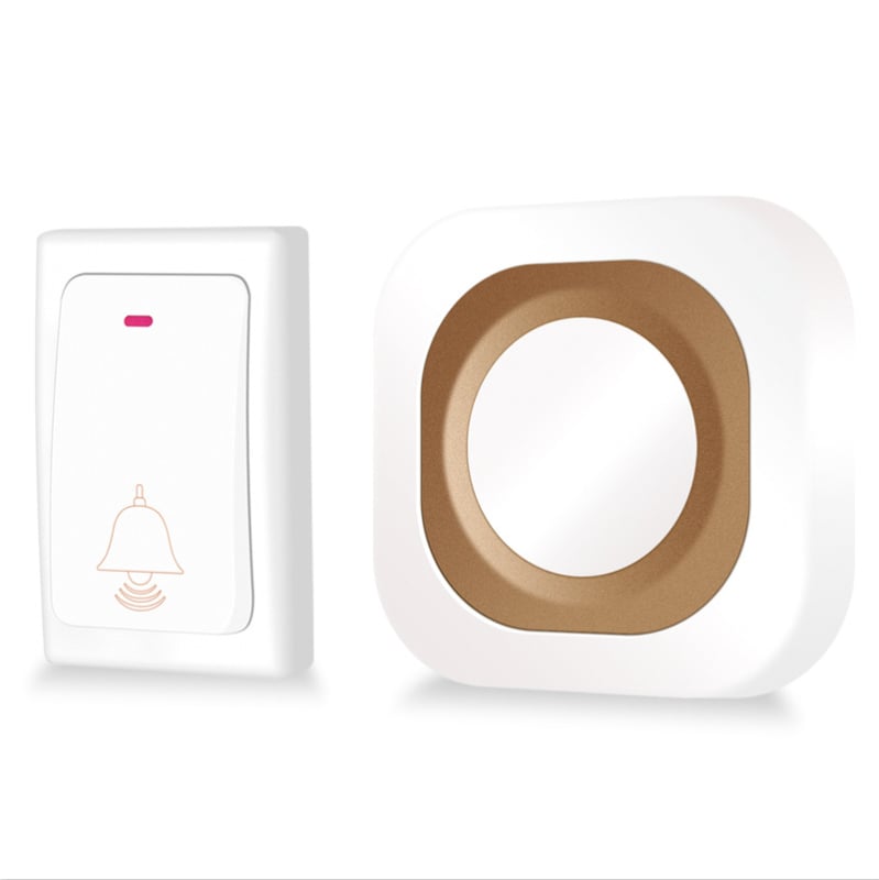 Bežični zvonac za vrata, bez baterija, dugi domet, 36 tonova zvona, model CMF968-W, AC 100–240V