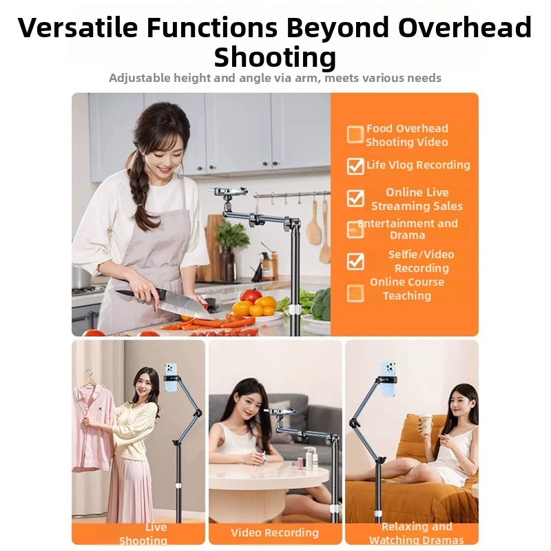 Stojan pre overhead snímanie, kovová konštrukcia; nosnosť 2–5 kg; priemer rúr 28/25/23 mm; 3 sekcie; hmotnosť 2.8 kg