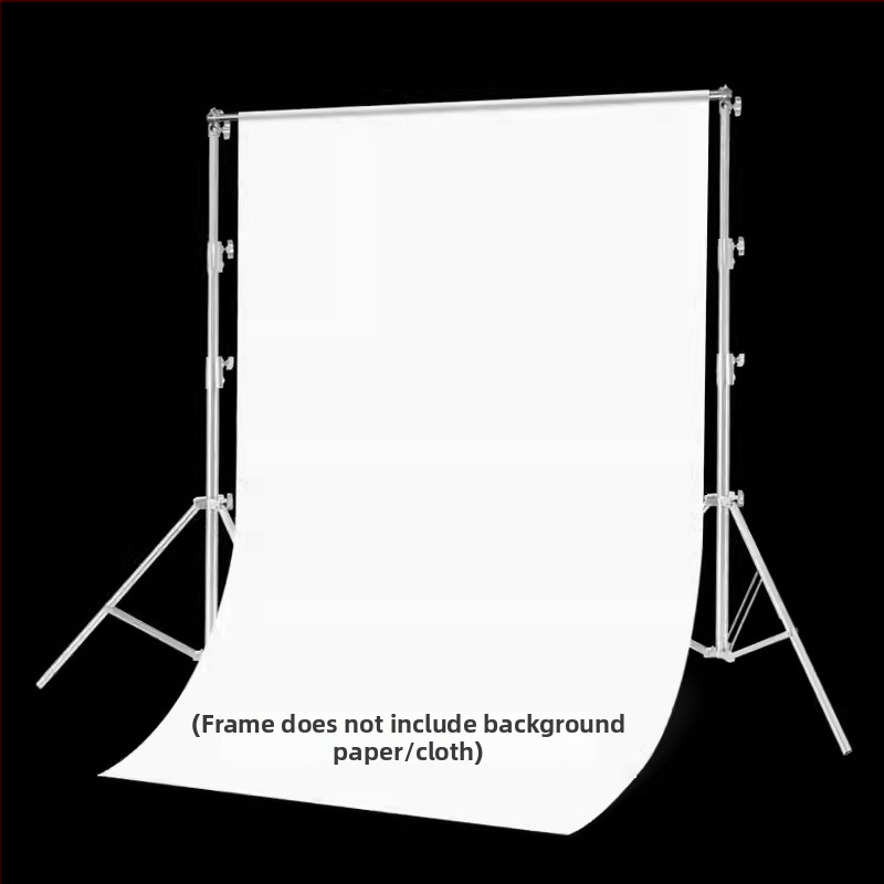 Stojan na fotografické pozadie z nehrdzavejúcej ocele, nosnosť 8 kg, 3-dielny teleskopický rám, priemery rúr 35/30/25 mm, hmotnosť 7 kg