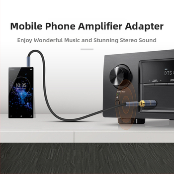 Choseal/Akihabara audio adaptér, 3,5 mm na 6,5 mm, stereo konektor