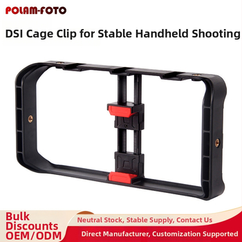 Rukoväť pre mobilný telefón s 1/4-palcovým závitom – plastová, nosnosť do 2 kg, hmotnosť 0,13 kg, na nahrávanie videa a živé vysielanie