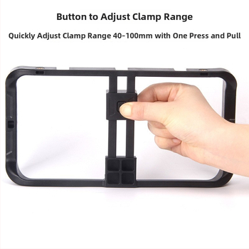 Rukoväť pre mobilný telefón s 1/4-palcovým závitom – plastová, nosnosť do 2 kg, hmotnosť 0,13 kg, na nahrávanie videa a živé vysielanie