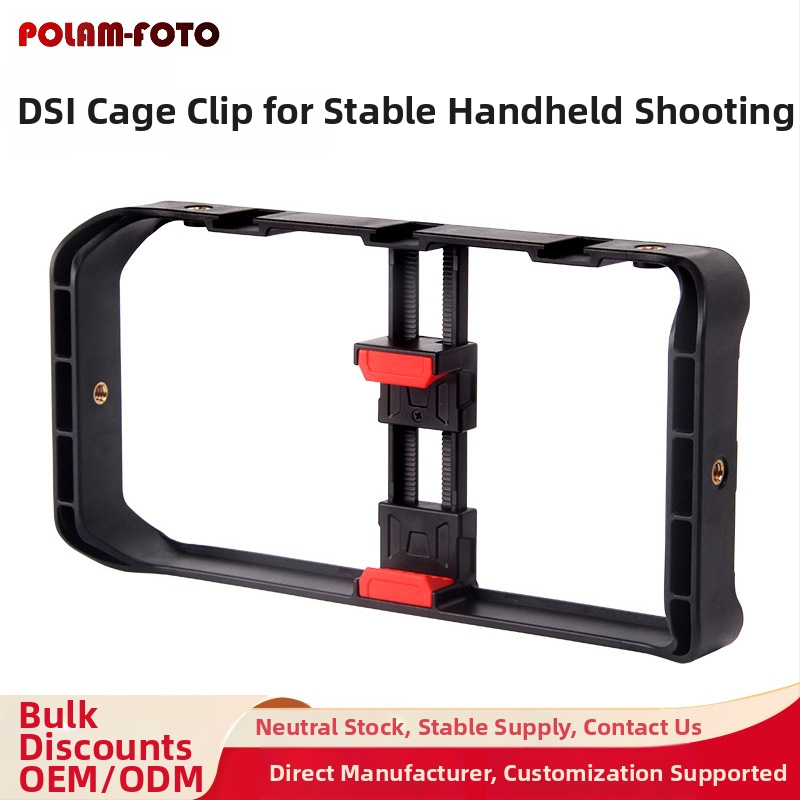 Rukoväť pre mobilný telefón s 1/4-palcovým závitom – plastová, nosnosť do 2 kg, hmotnosť 0,13 kg, na nahrávanie videa a živé vysielanie