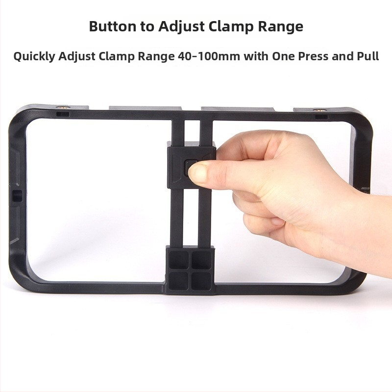 Rukoväť pre mobilný telefón s 1/4-palcovým závitom – plastová, nosnosť do 2 kg, hmotnosť 0,13 kg, na nahrávanie videa a živé vysielanie