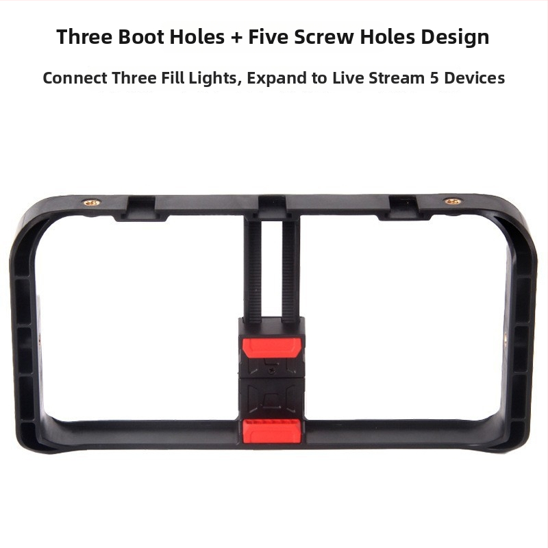 Rukoväť pre mobilný telefón s 1/4-palcovým závitom – plastová, nosnosť do 2 kg, hmotnosť 0,13 kg, na nahrávanie videa a živé vysielanie