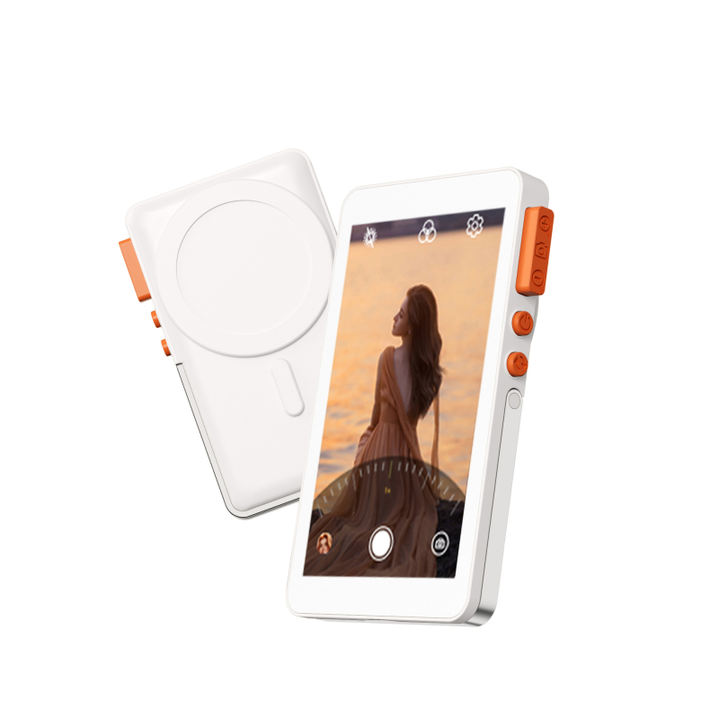 Adapter zaslona s magnetskim držačem za iPhone i Android, model 40F, PC kućište, podržava zrcaljenje zaslona i live video prijenos, nosivost do 2 kg