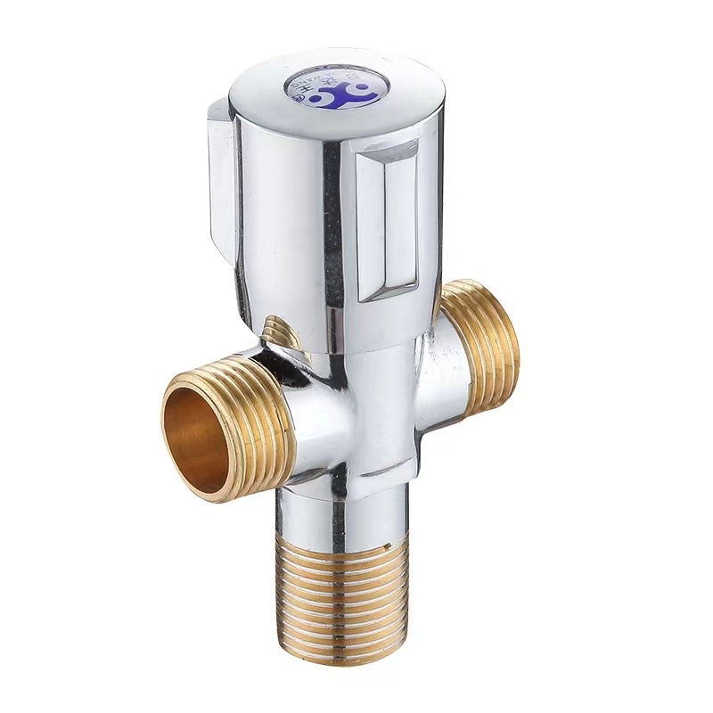 Međed troputni kutni ventil za bojler, model J13, tlak rada 1.0 MPa, unutarnji promjer 20 mm, ugradnja u zid, pogodna za kupaonu, kuhinju i balkon.