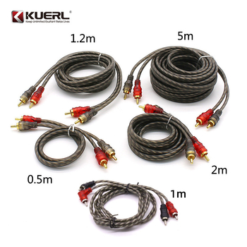 KUERL/Cool and Happy cablu RCA din cupru pur pentru audio și video auto