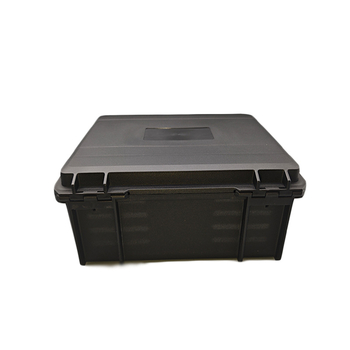 Κιβώτιο εργαλείων από PP πλαστικό με επένδυση κατά παραγγελία, αντοχή φόρτου 25 kg, τοιχώματα 2–5 mm, κατασκευή με έγχυση και συναρμολόγηση