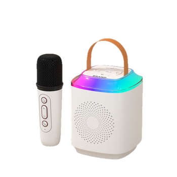 Difuzor portabil pentru karaoke pentru copii cu microfon încorporat, HF530, Bluetooth 5.3, 10W, baterie încorporată 1200–2000 mAh, SNR ≥85 dB, 100 Hz–20 kHz
