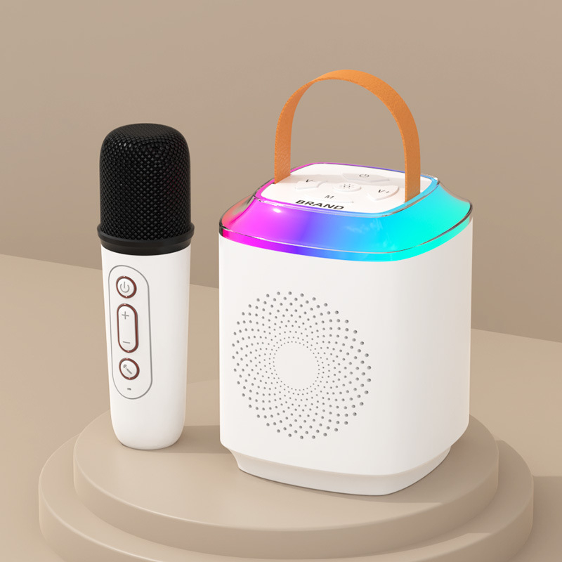 Difuzor portabil pentru karaoke pentru copii cu microfon încorporat, HF530, Bluetooth 5.3, 10W, baterie încorporată 1200–2000 mAh, SNR ≥85 dB, 100 Hz–20 kHz