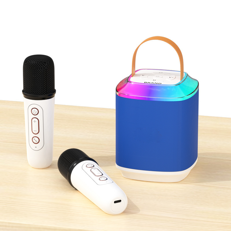 Difuzor portabil pentru karaoke pentru copii cu microfon încorporat, HF530, Bluetooth 5.3, 10W, baterie încorporată 1200–2000 mAh, SNR ≥85 dB, 100 Hz–20 kHz