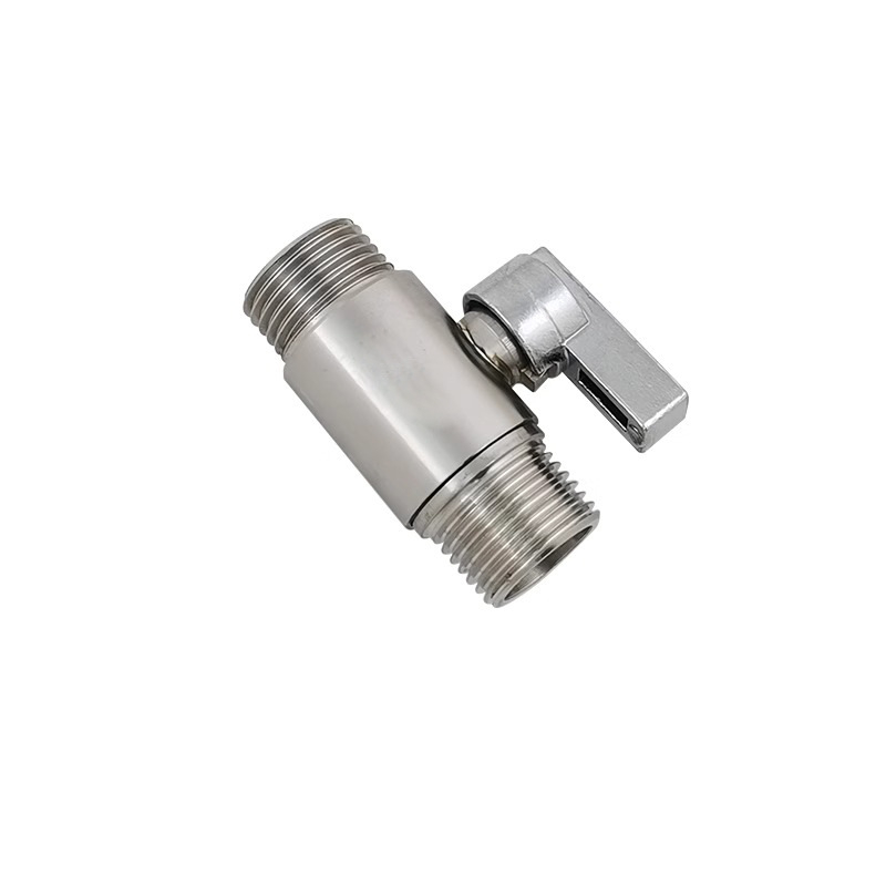 Taoguo 304 nehrđajući čelik kuglični ventil, navojni spoj, unutarnji promjer 1,5 mm, za kupaonicu i bojler, običan tlak