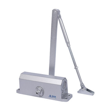 Alumínium ötvözetű ajtózáró, automatikus hidraulikus működés, hangtalan lengéscsillapítóval, tűzvédelmi ajtókhoz, modern egyszerű stílus