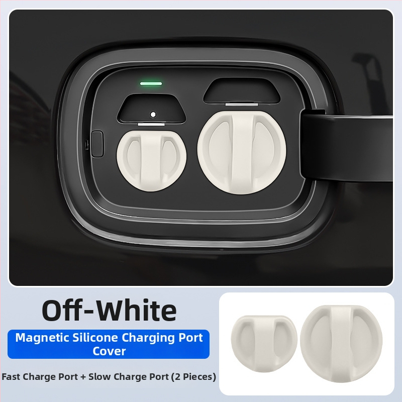 Ochranný kryt nabíjacieho portu pre elektromobily — silikón, magnetické zatváranie, prachotesný a vodotesný