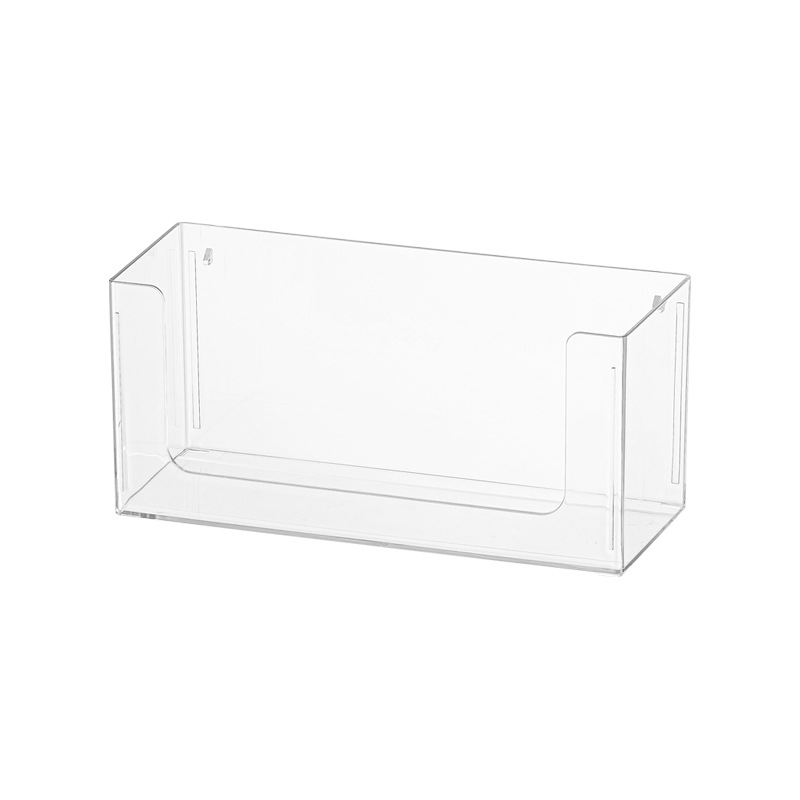 Kutija za pohranu maski za lice, PET materijal, bez poklopca, slaganje, kapacitet 1.6 L, model A0823-TA