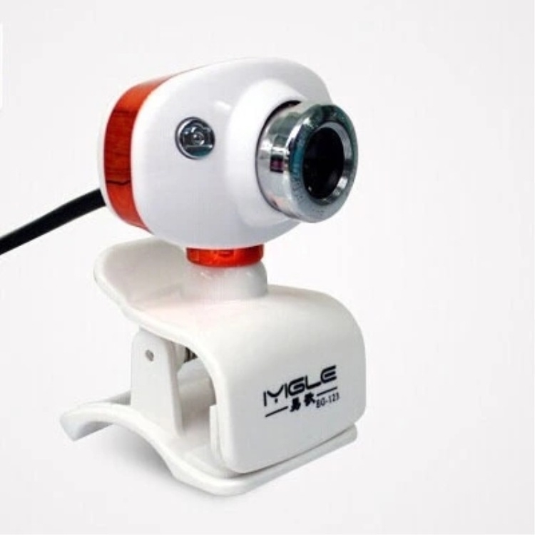 USB webkamera beépített mikrofonnal, Plug-and-Play asztali/laptop klipekkel, 2 MP érzékelő, 640x480 felbontás, 30fps