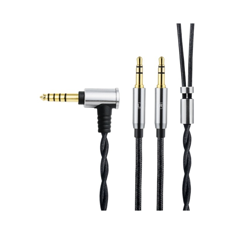 Slušnički audio kabel s dvostrukim 3,5 mm priključcima, balansirani izlaz 4.4/2.5, najlon jezgro, bakar bez kisika, model WT2 WT23