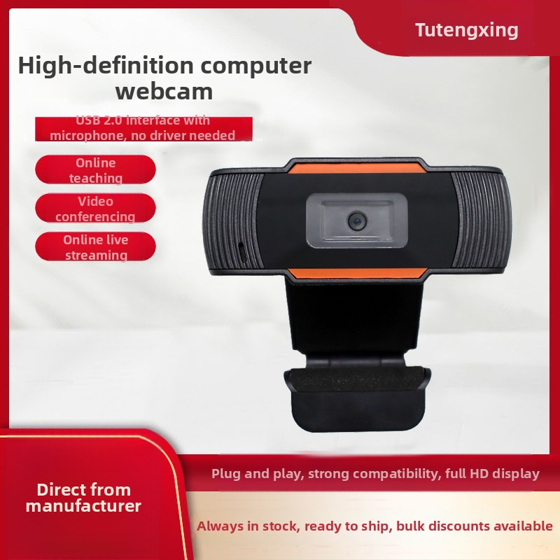 USB kamera A11/A13, 2.0 MP senzor, 1080p/30fps, USB 2.0, fixné zaostrenie, vstavaný mikrofón