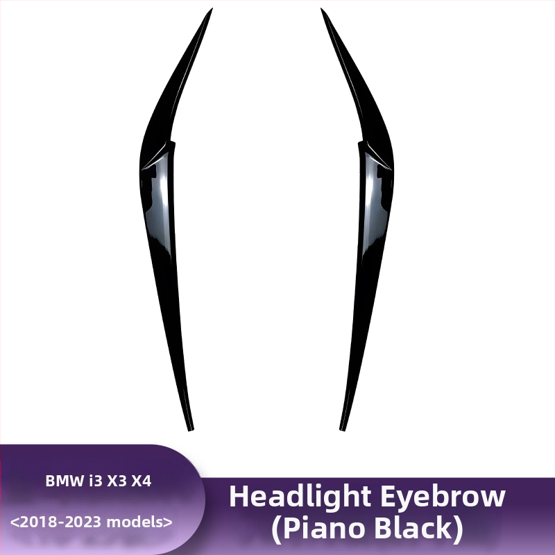 BMW dekoratívna lišta obočia predného svetla pre X1, i3, X3F, X4, X5, X6 – povrch s vzorom karbónového vlákna