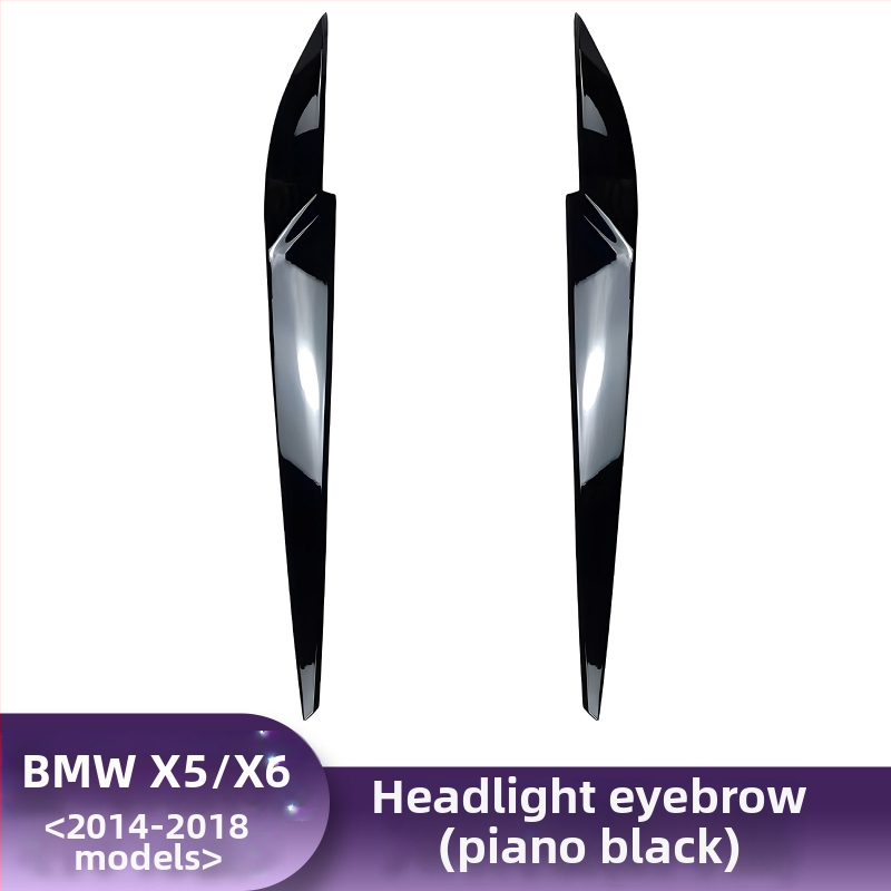 BMW dekoratívna lišta obočia predného svetla pre X1, i3, X3F, X4, X5, X6 – povrch s vzorom karbónového vlákna